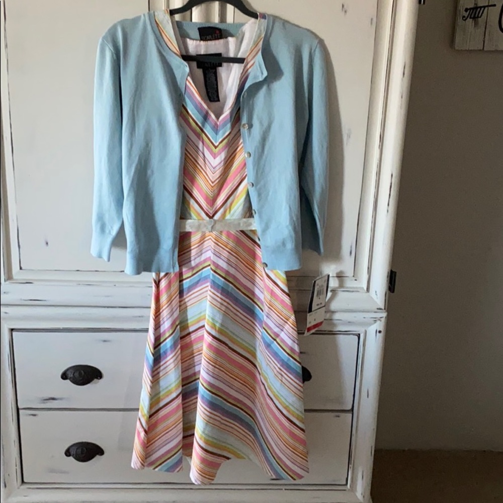 NWT 2 pc Sundress with Cardigan Sz 6